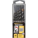 Coffret 5 forets bton mega attachement cylindrique - 211c