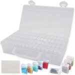 Diamant broderie bo�te bo�te de tri 64 compartiments bo�tes de rangement, bo�te de tri organisateur de ...