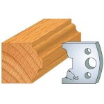 Jeu de 2 fers profil�s acier ht 40 x 4 mm - n�025 petit bois doucine - outil de menuiserie - diamwood ...