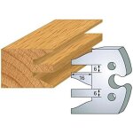 Jeu de 2 fers profil�s acier ht 50 x 5, 5 mm - n�232 profil et contre - profil - outil de menuiserie ...