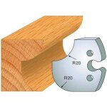 Diamwood jeu de 2 fers profil�s acier ht 50 x 5, 5 mm - n�238 cong� et 1 / 4 de rond 20 mm - dimensions ...