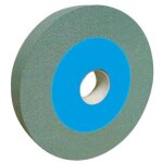 Diamwood meule touret vitrifi�e verte d. 200 mm avec grain 120 - dimensions 200 x 20 x 32 mm - carbure ...