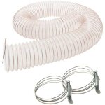 Diamwood tuyau flexible aspiration de poussi�res et copeaux en pu acier cuivr� - 2, 5m - d. 100mm - �paisseur ...