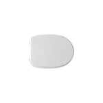 Abattant wc pour wc eos mistral 43, 5 - 48, 55 x 35, 3 cm abattant wc blanc avec charnie'res re'glables ...