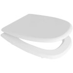 Abattant wc pour vase roca dama abattant wc 41 x 33, 4 cm avec charnie'res re'glables et sie'ge en fonte ...