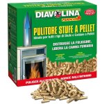 Diavolina - poele a' granule's propre ramoneur sac de 1, 5 kg pour le nettoyage et l'entretien des poeles ...