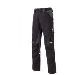 Dickies - pantalon de travail stretch poches genouill�res gdt premium homme noir / gris 50