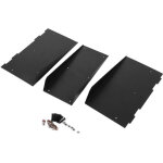 Diffuseur de becquet d'aile arri�re noir pour voiture universelle, installation facile, mat�riau abs ...