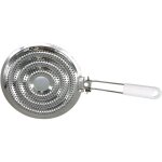 Diffuseur de chaleur de plaque de cuisson, accessoire pour gazini�re, blanc, acier inoxydable, maniques, ...