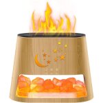 Diffuseur huiles essentielles & lampe en cristal de sel, diffuseur d'aromath�rapie avec lumi�re effet ...
