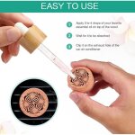 Diffuseur d'huiles essentielles pour voiture, 2 diffuseurs de voiture en bois pour fleurs, mini diffuseur ...