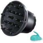 Diffuseur sche cheveux universel, diffuseur de cheveux rglable pour cheveux boucls ou onduls, convient ...