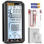 Digital multimeter 6000 counts auto ranging voltmeter with lcd, measures ac / dc current, voltage, resistance ...
