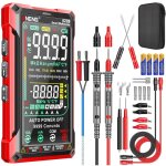 Digital multimeter tester trms 9999counts smart auto - ranging anti - burning ohm amp voltmeter avec ...