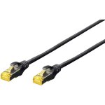 Digitus - dk - 1644 - a - 0025 / bl rj45 c�ble r�seau, c�ble patch cat 6a s / ftp 0. 25 m noir sans halog�ne, ...