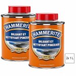 Diluant et nettoyant pinceaux antirouille 2x 1l hammerite