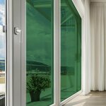 Dimexact - film couleur vert menthe transparent - 152 cm x 0. 5 m - en rouleau