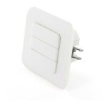Interrupteur volet roulant connect� blanc en pvc - dio