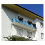 Direct filet - brise - vue de couleur - occultation 80% - 1. 50 x 5m bleu gris - bleu gris