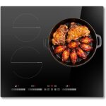 Disaenvir plaque � induction 3 feux, table de cuisson induction encastrable 60cm, fonction boost, minuterie, ...