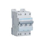 Hager - disjoncteur 3p + n 6 - 10ka courbe c 10a 3 modules nft810