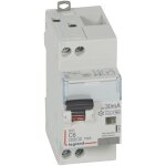 Disjoncteur diff dx� 6000 - vis / vis - u + n 230v - 6 a type hpi 30 ma - 10 ka courbe c 2m legrand 410853 ...