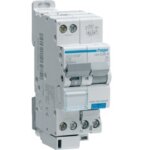 Disjoncteur diff�rentiel 1p + n 4. 5 - 6ka c - 16a 30ma type ac hager adc816f