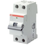 Disjoncteur diff�rentiel ds201l 1p + n - courbe c - 4, 5 / 6 ka - type ac - 20a 30ma - abb