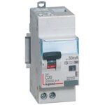 Disjoncteur diff�rentiel dx�4500 arriv�e haute auto et d�part bas vis u + n 230v 20a type f 30ma 2 modules ...