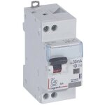 Disjoncteur diffrentiel dx4500  vis u + n 230v 40a type ac 30ma courbe c 2 modules legrand 410709