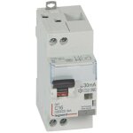 Disjoncteur diffrentiel dx4500  vis u + n 230v 16a type f 30ma courbe c 2 modules legrand 410753
