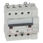 Disjoncteur diff�rentiel legrand dx3 20a courbe c 30ma 4 poles type ac - vis / auto