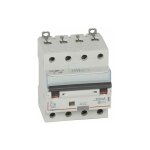 Disjoncteur diffrentiel monobloc dx6000 10ka arrive haute et dpart bas  vis 4p 400v - 16a - typeac ...
