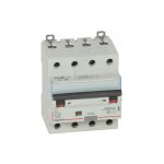 Disjoncteur diffrentiel monobloc dx6000 10ka arrive haute et dpart bas  vis 4p 400v - 20a - typeac ...