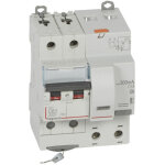 Disjoncteur diff�rentiel monobloc dx�6000 10ka � vis 2 p�les 230v � 400v 63a type ac 300ma legrand 411178 ...