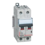 Disjoncteur dx6000 10ka arrive haute et dpart bas  vis 2p 230v  400v - 16a - courbe c - 2 modules ...