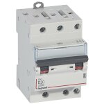 Disjoncteur dx6000 10ka arrive haute et dpart bas  vis 3 ples 400v 20a courbe d pour peigne hx ...