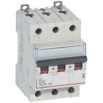 Disjoncteur dx6000 10ka arrive haute et dpart bas  vis 3 ples 400v 32a courbe b 3 modules legrand ...