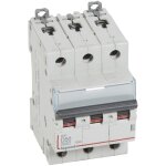 Disjoncteur dx6000 10ka arrive haute et dpart bas  vis 3 ples 400v 50a courbe d legrand 408064
