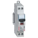 Disjoncteur dx�6000 10ka arriv�e haute et d�part bas � vis u + n 230v - 20a - courbe b - 1 module - legrand ...