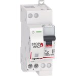 Disjoncteur dx3 stop arc 1p + n c20 auto legrand 415902