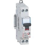 Disjoncteur phase + neutre - 20a - bornes  vis - 1 module - legrand