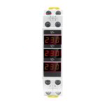 Aiperq - disjoncteur sdm010, type rail modulaire, voltmtre numrique triphas, instrument lectrique ...