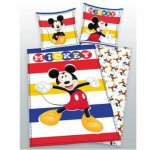 Parure de couette 140 x 200 mickey mouse 3 microfibre / 100% polyester
