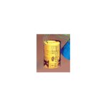 Dispositif avertisseur - grillage jaune pour le gaz le rouleau de 100 m�tres