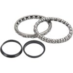 Dispositif de direction � billes rotatives � tige verticale pour bol de roulement de fourche de scooter ...