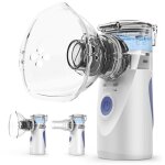 Dispositif d'inhalation portable - ultra silencieux, brume rglable (1 - 5 m), taille des particules ...