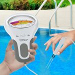Dispositif de test de qualit de l'eau 2 en 1 pc - 102 testeur de ph pour piscine spa testeur de chlore ...