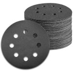 Disques abrasifs 125mm grain 600 papier poncer 100 pi�ces 8 trous disque poncage pour ponceuse excentrique ...