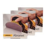 Disques abrasifs abranet mirka ? 125 mm x150 - auto - agrippant, micro - perfore - pack de 3 boites ...